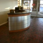 Side View of Reception Desk